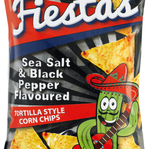 Jumbo Brands: Fiestas Chips Sea Salt & Black Pepper 150 g